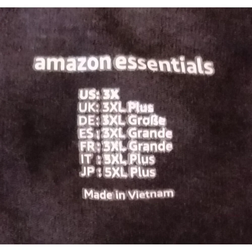 Amazon Essentials Size 3XL Black Scoop Neck Short-Sleeve T-Shirt Pack Of 2 - Picture 7 of 9